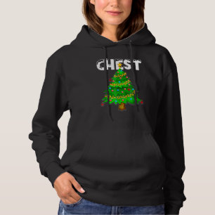 Green Christmas Tree Chest Nuts Matching Chestnuts Hoodie