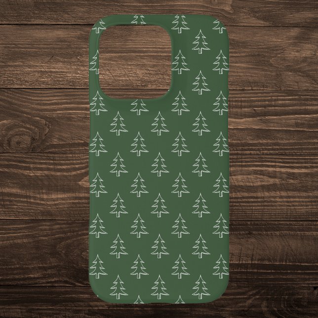 Green Christmas Tree Pattern Case-Mate iPhone Case (Creator Uploaded)