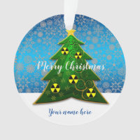 Green ChristmasTree with Radiation Symbols