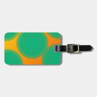 green circle in yellowish orange