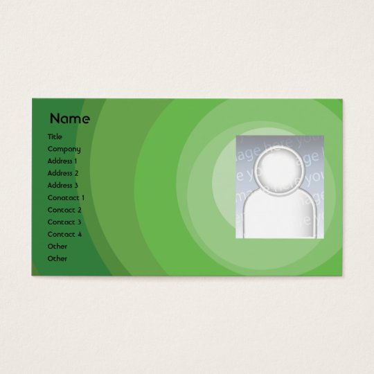 Green Circle Shades - Business Business Card