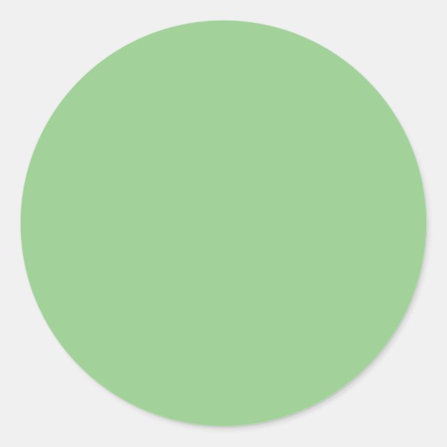 Green Circle Sticker | Bold Minimal Accent (Front)