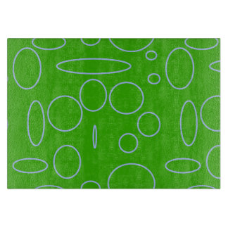 Green Circles Cutting Board