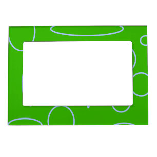 Green Circles Magnetic Frame