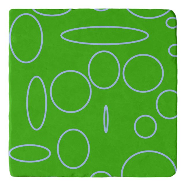 Green Circles Trivet (Front)