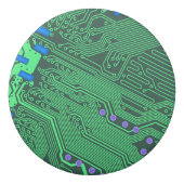 Green Circuit Board Eraser (Back)