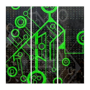Green Circuit Triptych