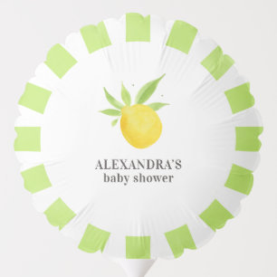 Green Citrus Baby Shower Balloon