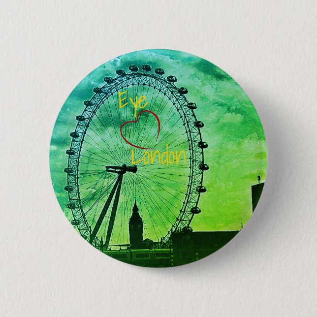 Green City London Button (Front)