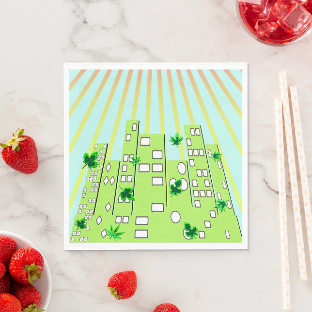 Green City Napkins (Creator Uploaded)