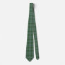 Green Clan Currie Tartan Plaid Neck Tie