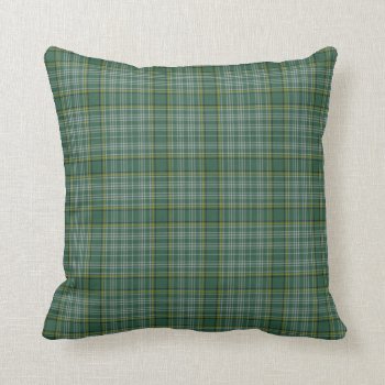 Green Clan Currie Tartan Plaid Pillow by Everythingplaid at Zazzle