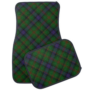 Green Clan Scottish Tartan Plaid checkered Car Floor Mat