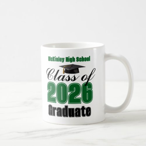 Green Class of 2026 Graduation Keepsake