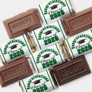 Green Class of 2026 Graduation Party Hershey's Miniatures