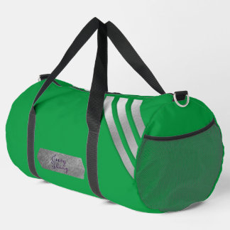 Green classic  duffle bag