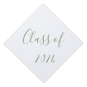 Green Classic Graduation Cap Topper