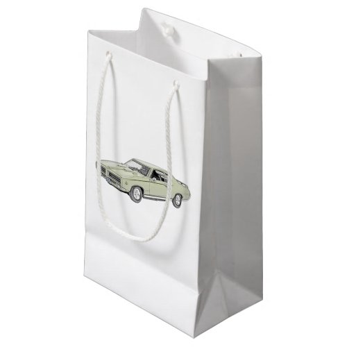 Green Classic Pontiac GTO 1969 Judge Small Gift Bag