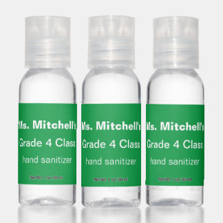 Green Classroom Hand Sanitizer