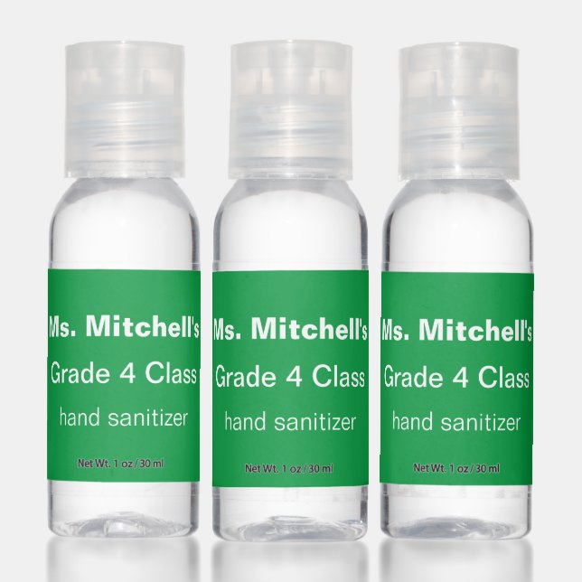 Green Classroom Hand Sanitizer (Set)