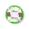 Green Clean & Dirty School Chalkboard Magnet