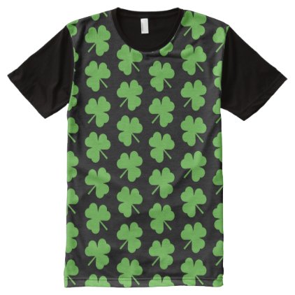 Green clover All-Over-Print shirt