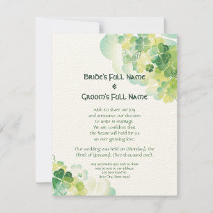 Green Clover and Butterfly Corners Announcement