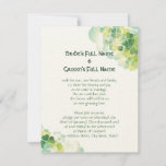 Green Clover And Butterfly Corners Invitation at Zazzle