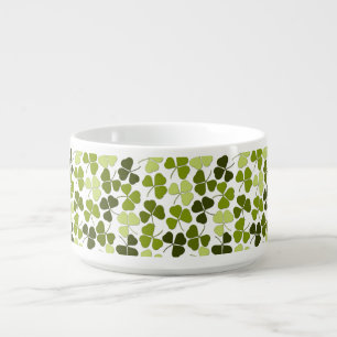 Green Clover in a Variety of Shades Bowl