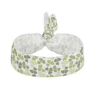 Green Clover in a Variety of Shades Elastic Hair Tie