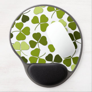 Green Clover in a Variety of Shades Gel Mouse Pad