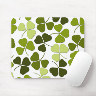 Green Clover in a Variety of Shades Mouse Pad