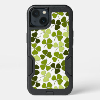 Green Clover in a Variety of Shades iPhone 13 Case