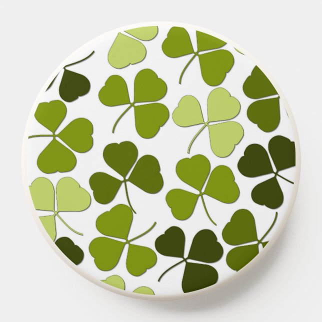 Green Clover in a Variety of Shades PopSocket (Popsocket)