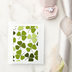Green Clover in a Variety of Shades Tea Bag Drink Mix