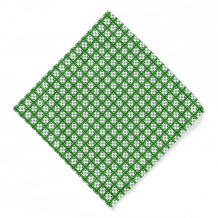 Green Clover Pattern Bandana