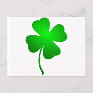 Green Clover Postcard