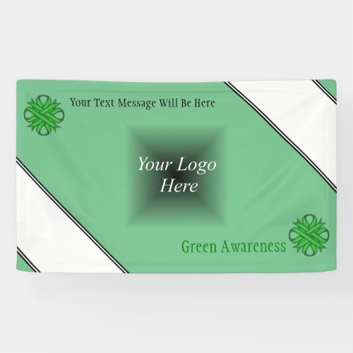 Green Clover Ribbon by Kenneth Yoncich Banner