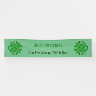 Green Clover Ribbon by Kenneth Yoncich Banner