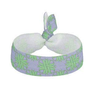 Green Clover Ribbon by Kenneth Yoncich Hair Tie