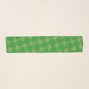 Green Clover Ribbon by Kenneth Yoncich Scarf
