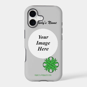 Green Clover Ribbon Tmpl by Kenneth Yoncich iPhone 17 Case