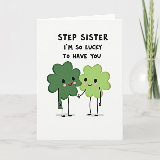 Green Clover Sister Card (Front)