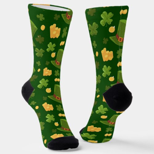 Green Clover Socks