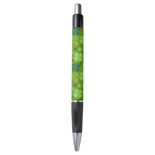 Green Clovers Lucky Clovers Saint Patricks Day Pen