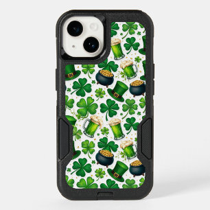 Green Clovers OtterBox iPhone 14 Case