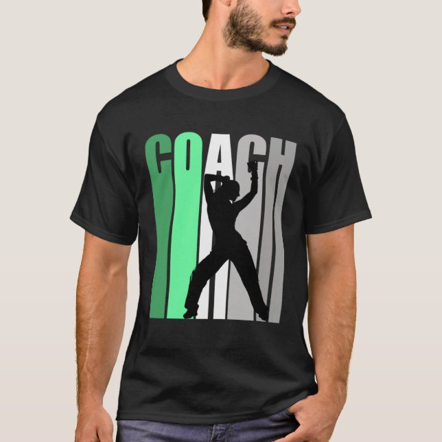 Green Coach Of Dance Instructor Dance Pretty Teach T-Shirt (Front)
