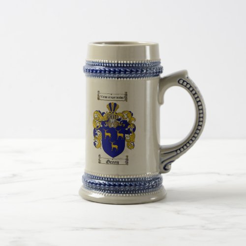 Green Coat of Arms Stein  Green Crest Stein