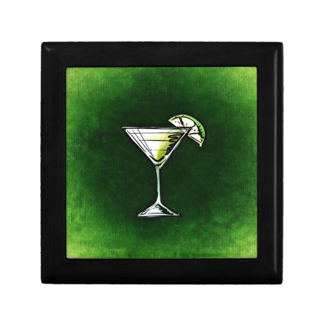 Green cocktail absinthe gift box (Front)