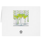 Green cocktail and ribbon (Back Horizontal)